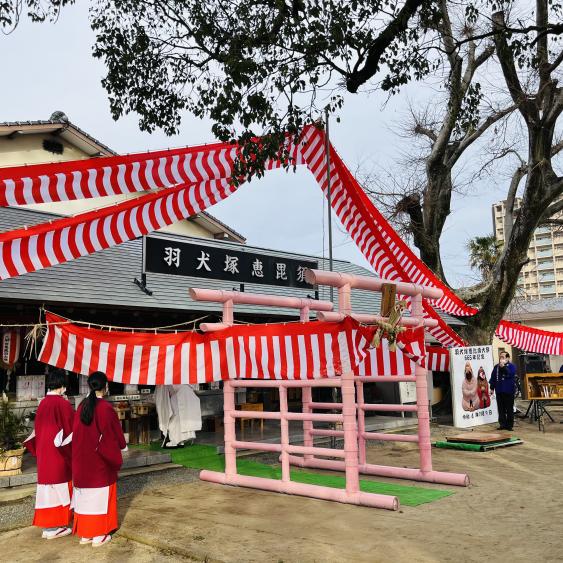 【羽犬塚六所宮】羽犬塚夫婦恵毘須大祭（筑後市）-0