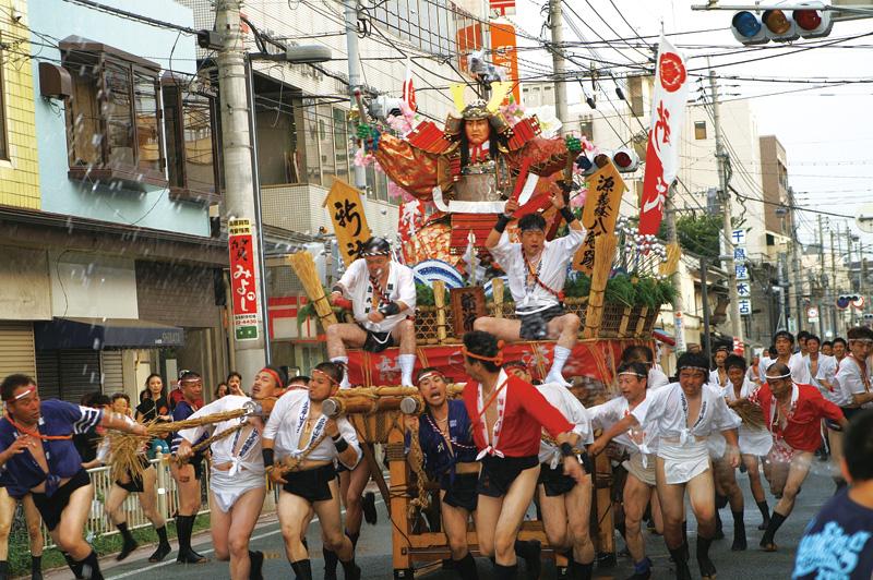 이즈카 시민축제 이즈카야마가사-1