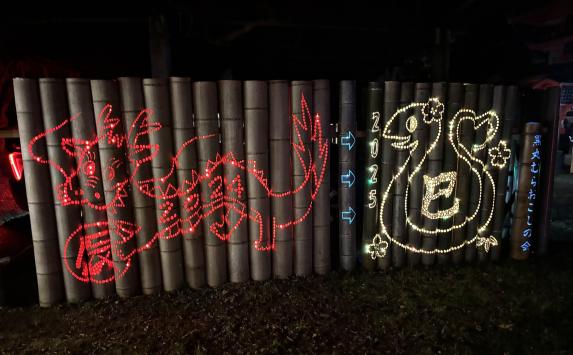 清水寺　竹灯籠-3