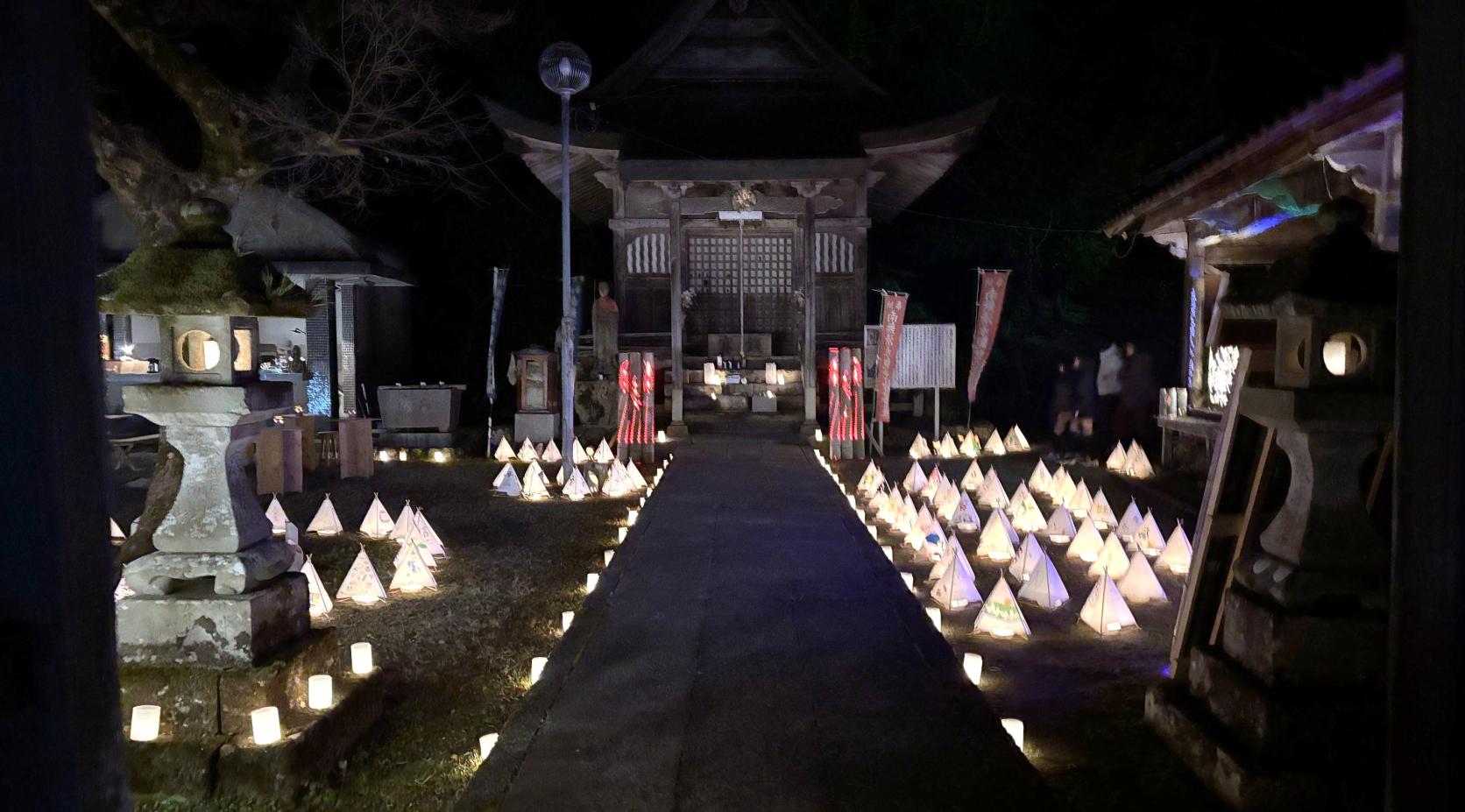 清水寺　竹灯籠-1