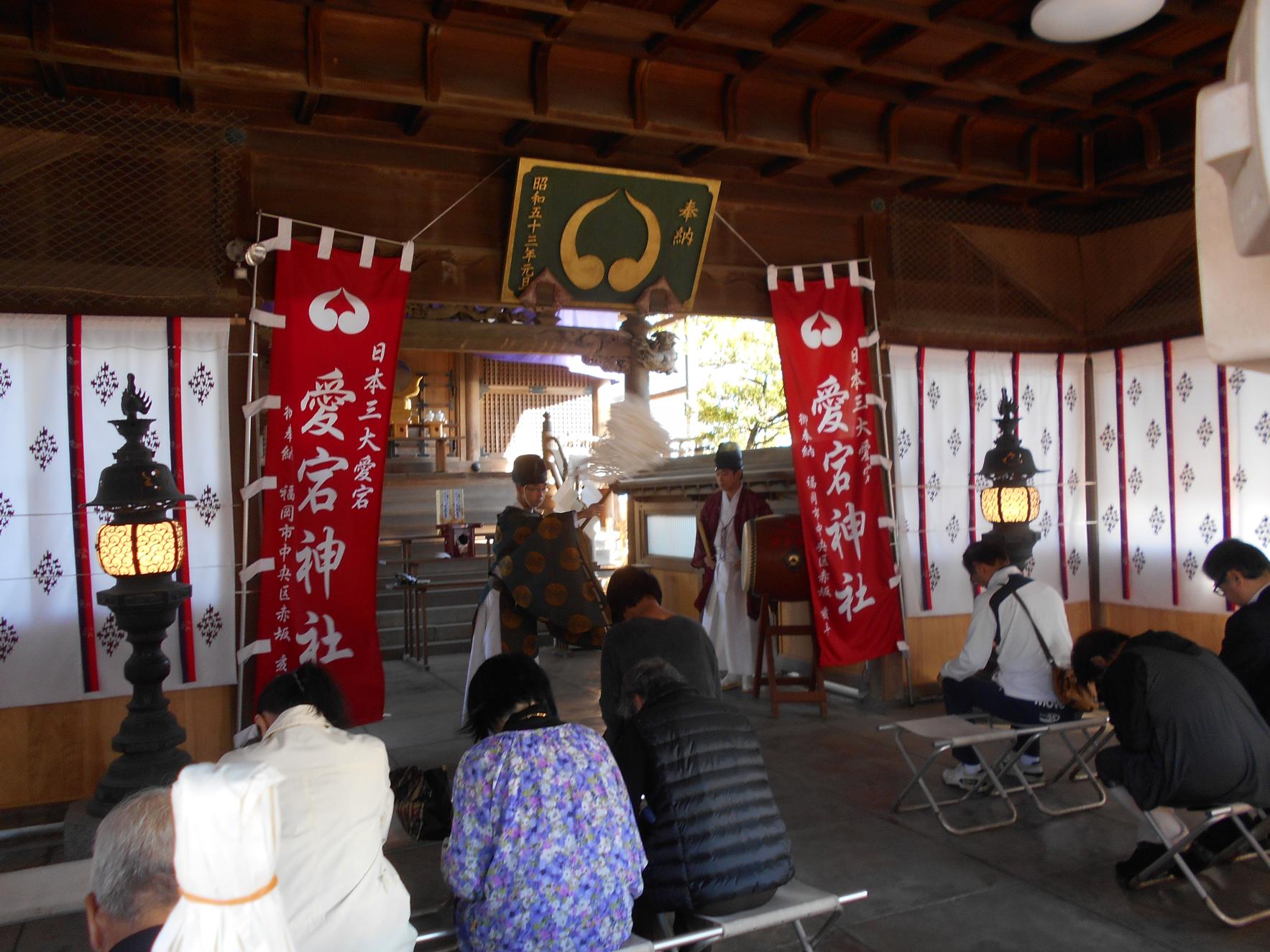 愛宕神社　鎮火祭-1