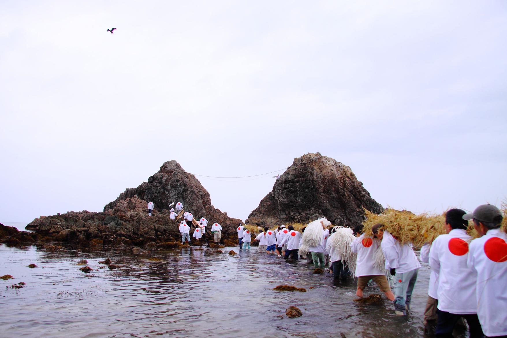 【桜井二見ヶ浦】 大注連縄掛祭-1