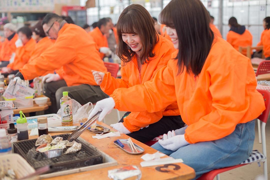 糸島　牡蠣小屋