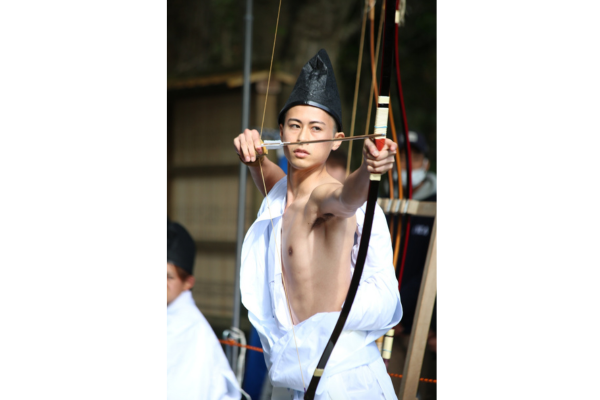 志賀海神社　歩射祭-2