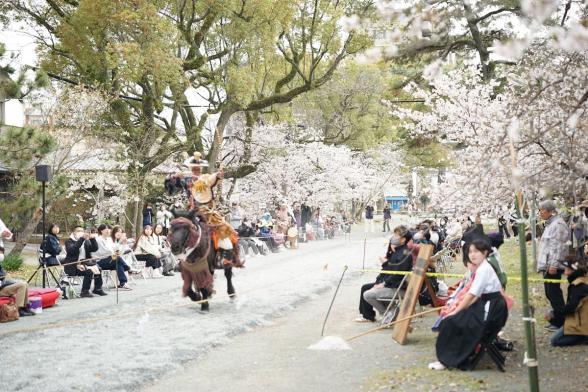 【三柱神社】柳川流鏑馬-2