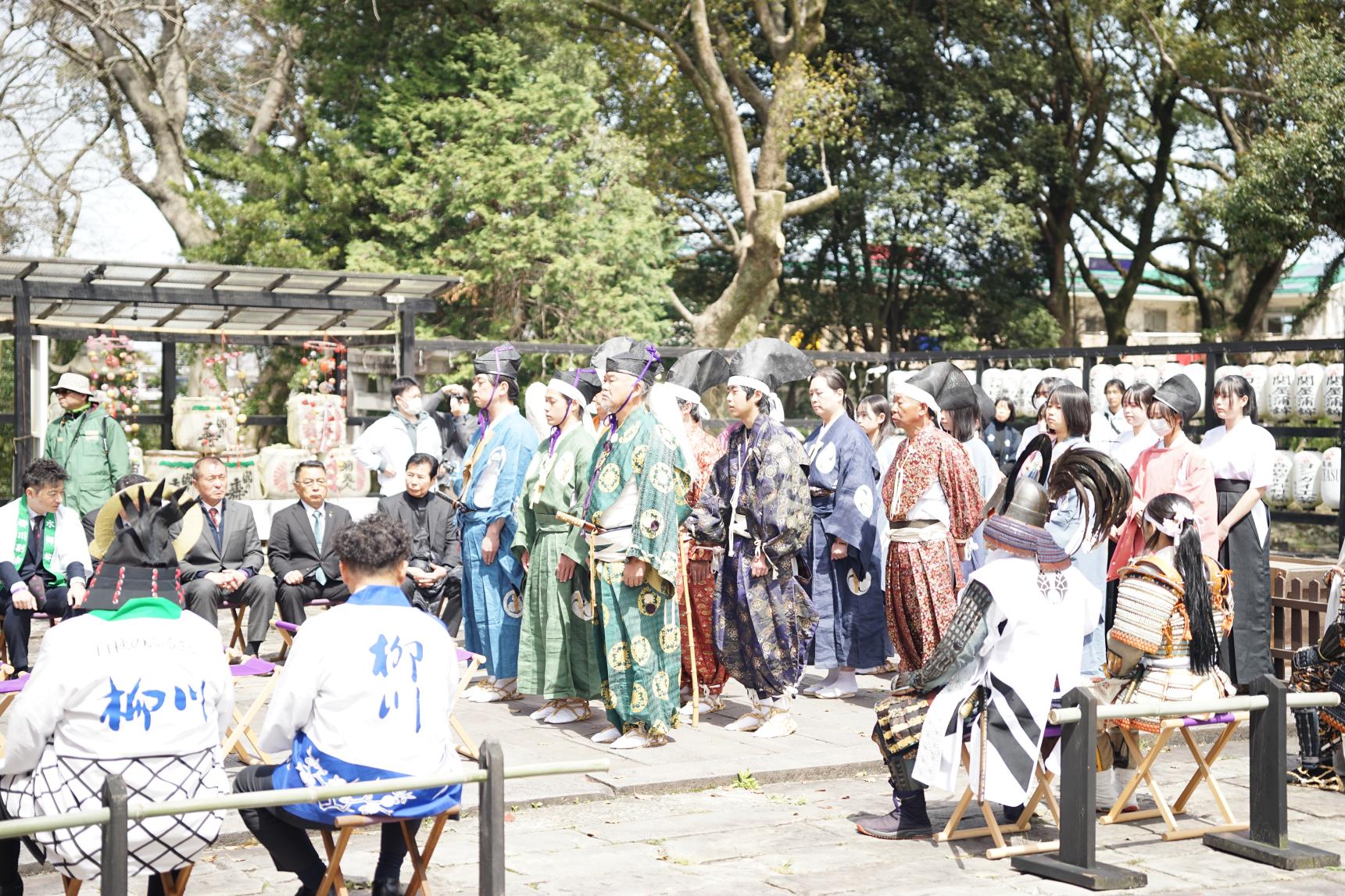 【三柱神社】柳川流鏑馬-4