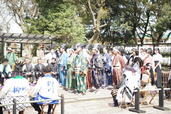 【三柱神社】柳川流鏑馬-4