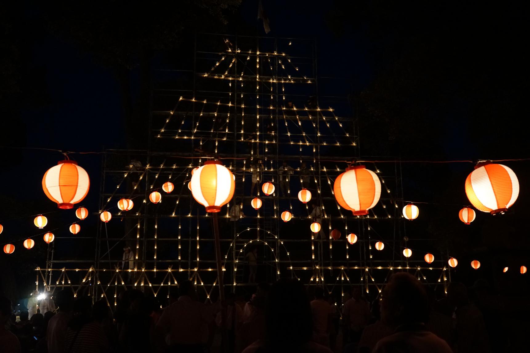 溝口竃門神社千燈明祭-1