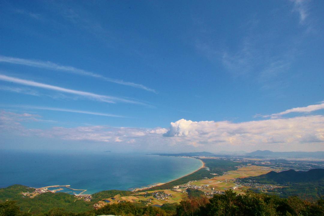 The view of Sanri Pine Grove from Mt. Yugawa-3