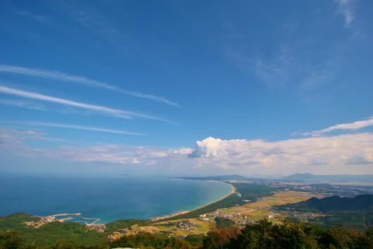 從湯川山眺望三里松原-0