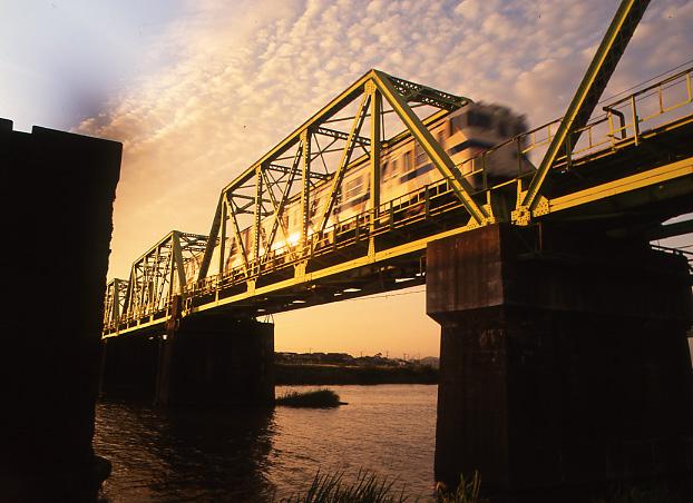 JR Chikuho Line Onga Bridge Pier