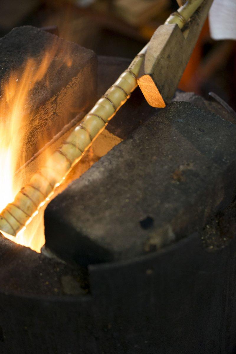 Traditional Japanese high-quality bamboo fishing rods