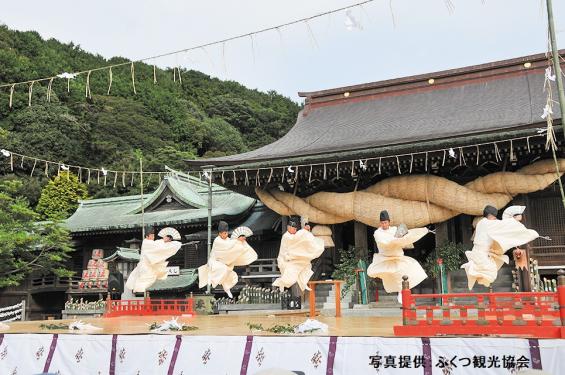 【宮地嶽神社】御遷座記念祭 ツクシ神舞-1