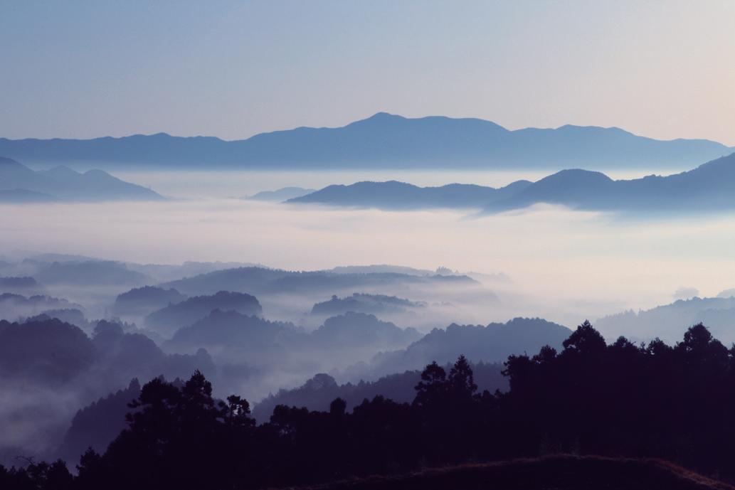 Sea of clouds at Seisuiji Temple