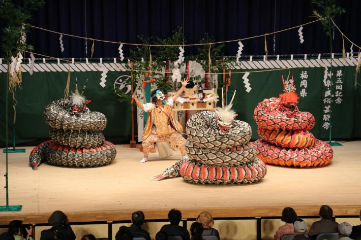 築上町神楽・民族芸能祭-1