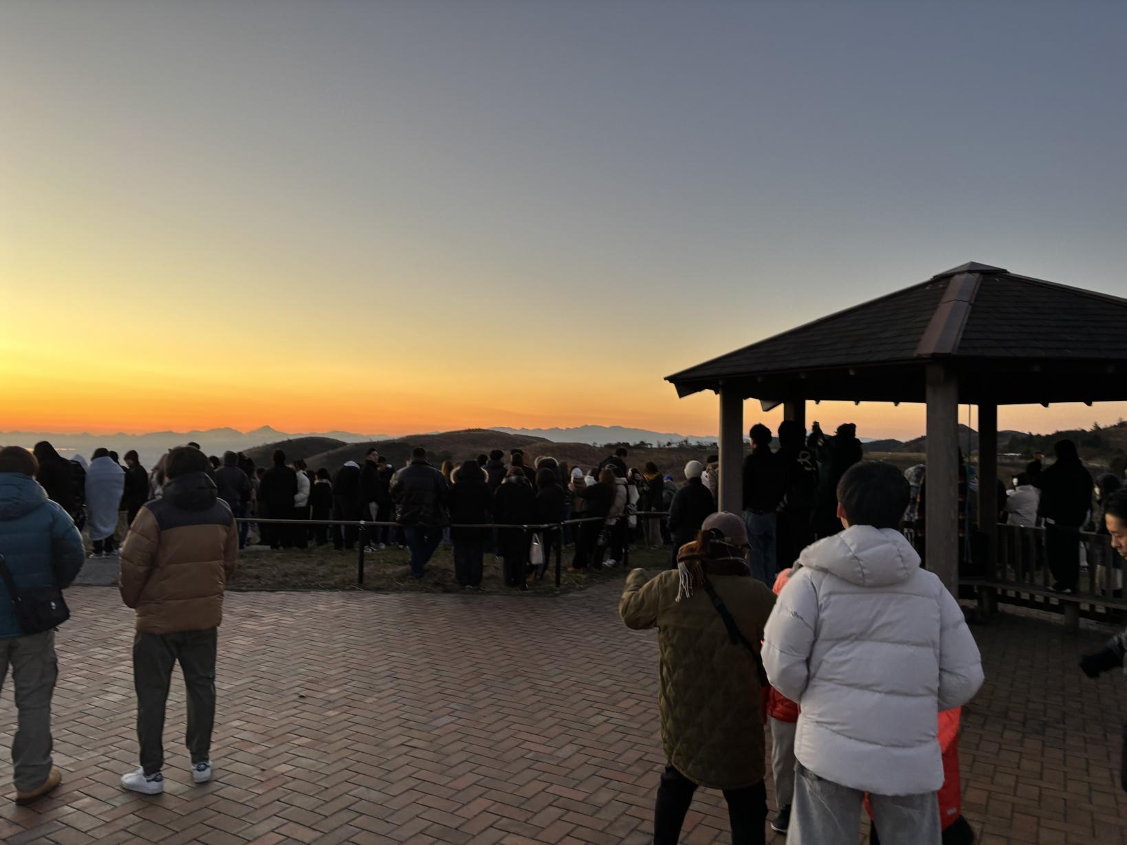 平尾台初日の出会-2