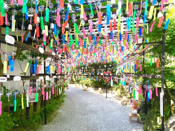 三井寺（平等寺）　風鈴トンネル-0