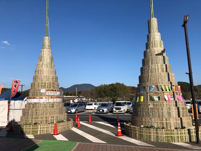 道の駅おおとう桜街道の大門松-1