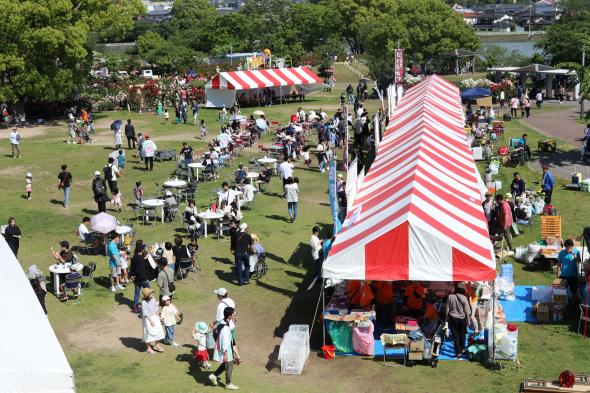 【駕与丁公園】粕屋町バラまつり-5