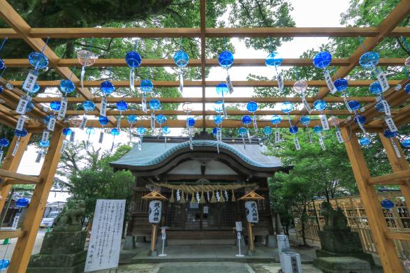 Gennin Shrine Wind Bell Corridor-2
