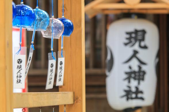 Gennin Shrine Wind Bell Corridor-3