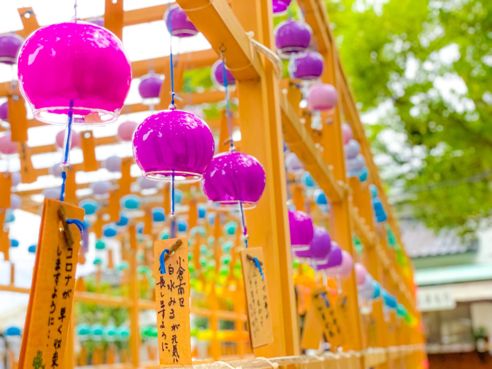 Gennin Shrine Wind Bell Corridor-5