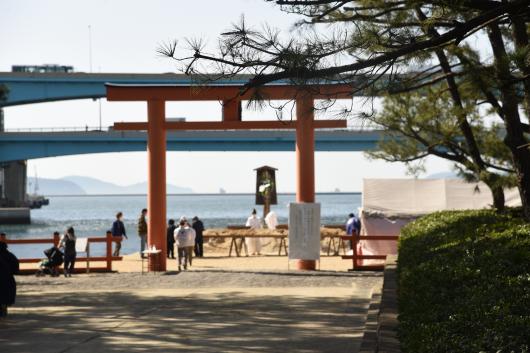 【筥崎宮】春季社日祭・お潮井取り-2