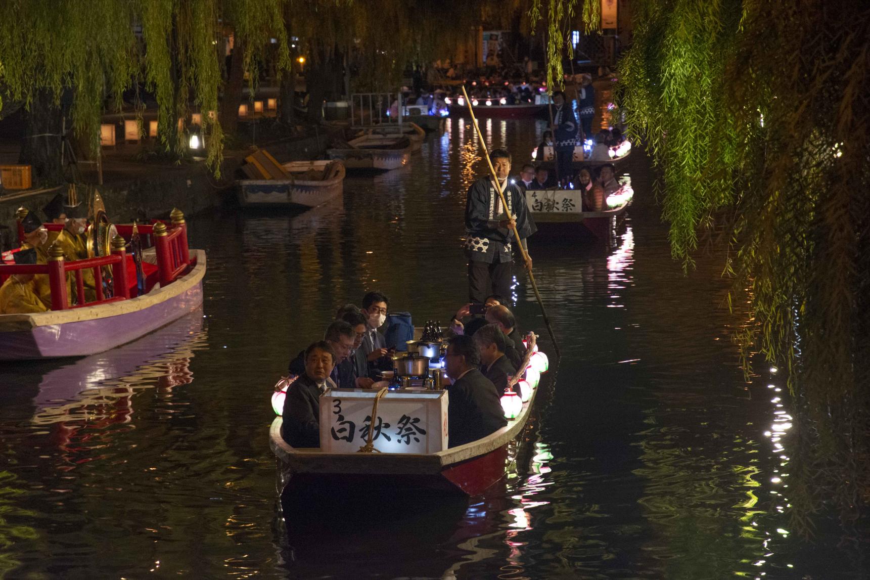 白秋前夜祭・白秋祭水上遊行-1