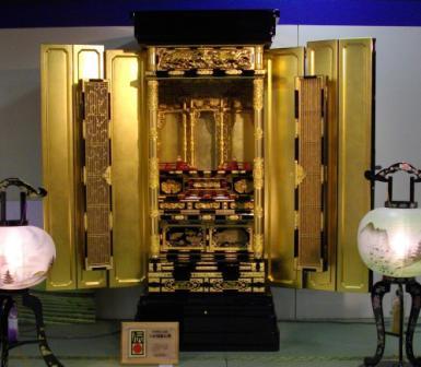 八女福島仏壇*新品同様＊学校教育用や福祉施設お参り用にいかがですか - 冠婚葬祭