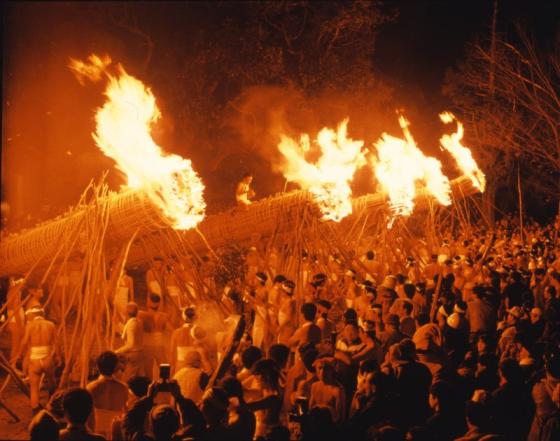 Daizenji Tamataregu Shrine’s  “Oniyo” (Fire Festival)-3