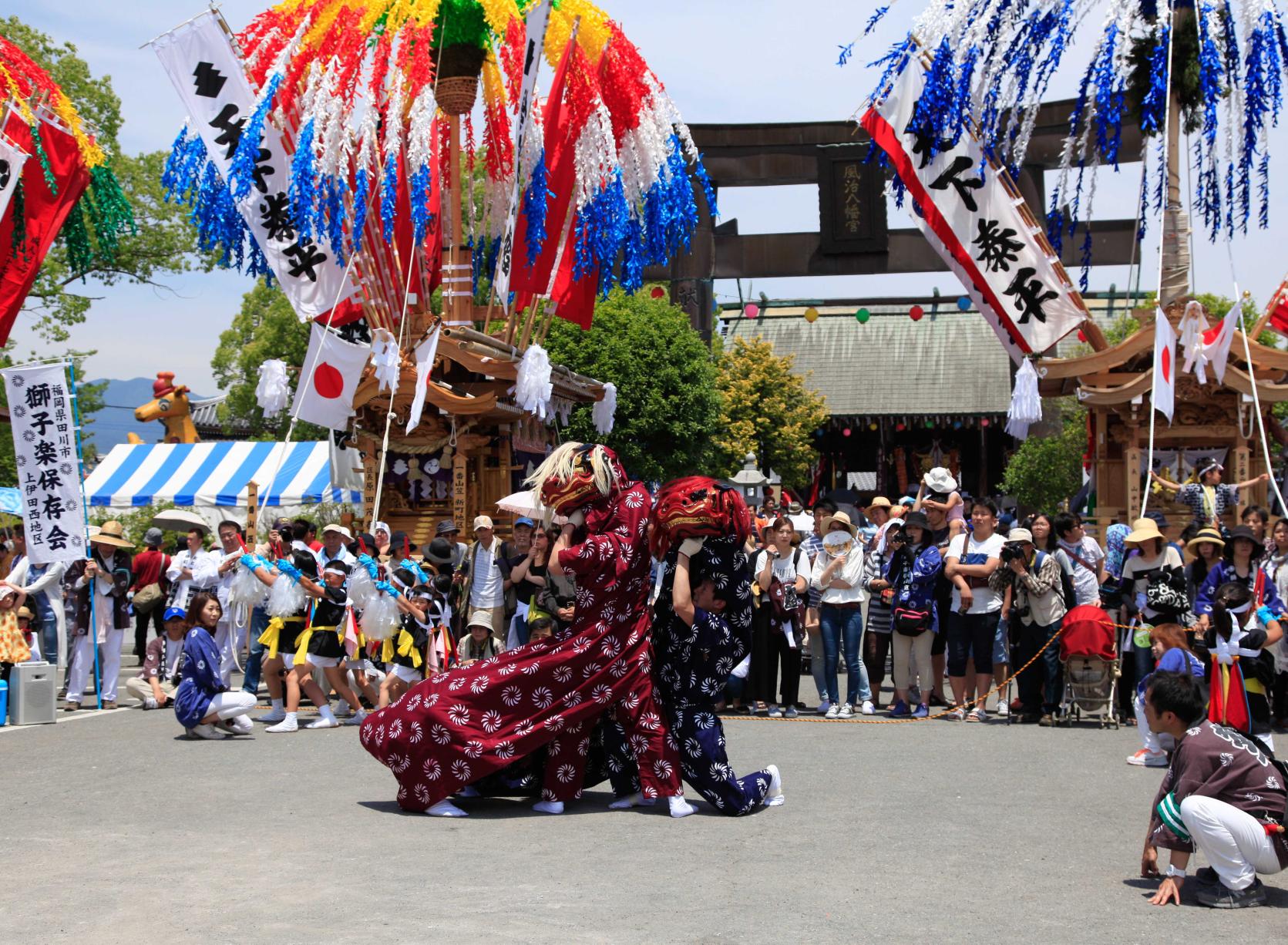 【風治八幡宮】川渡り神幸祭-7