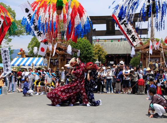【風治八幡宮】川渡り神幸祭-7