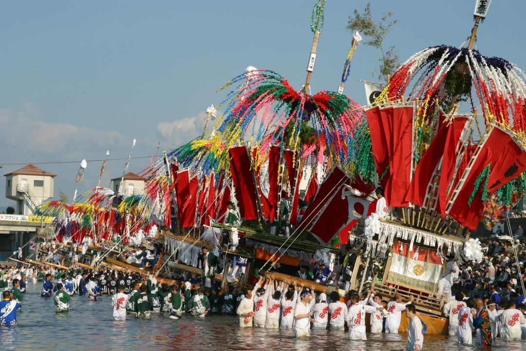 風治八幡宮 川渡り神幸祭-2