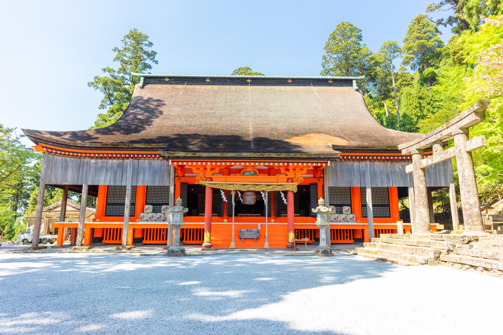 Worship Sanctuary at Hikosan Jingu Shrine-1