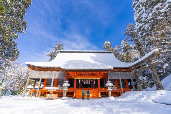 Worship Sanctuary at Hikosan Jingu Shrine-1