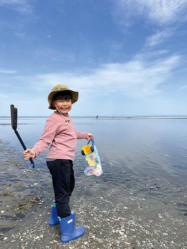 白石海岸潮干狩り-1