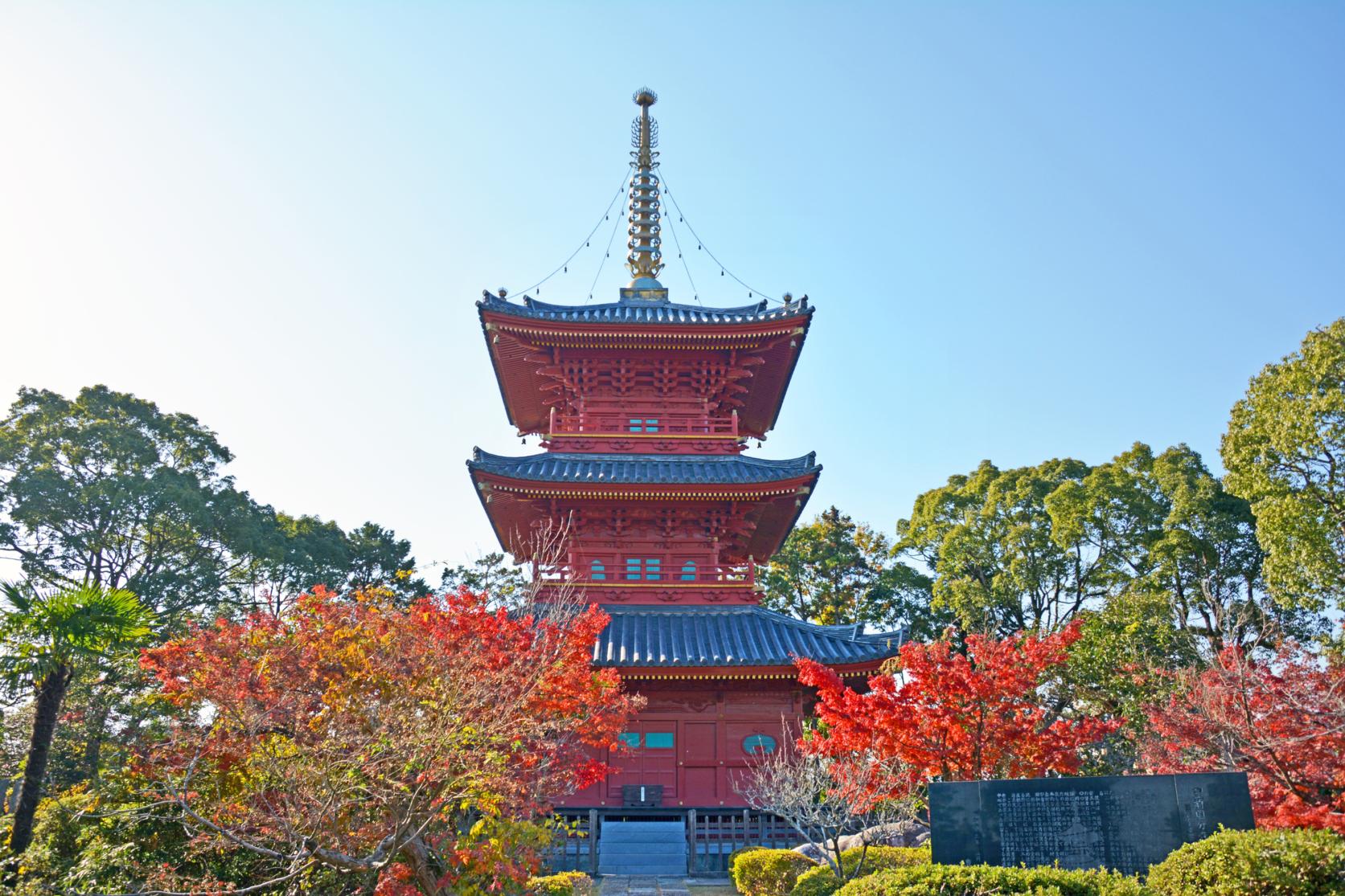 부젠코쿠분지 3층탑-2