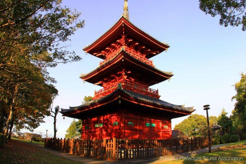 Buzen Kokubunji Temple’s Three-Story Pagoda