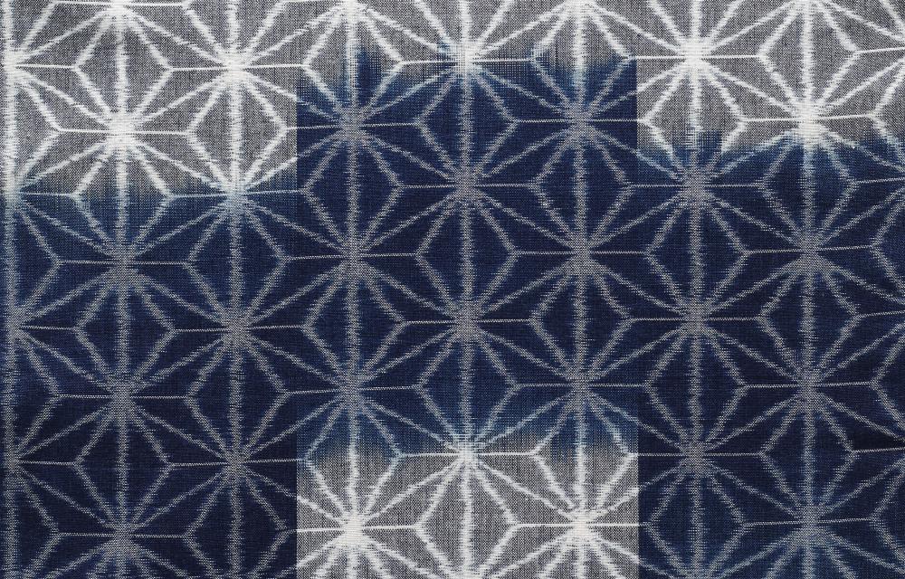 【久留米絣】藍華　田中絣工房-1