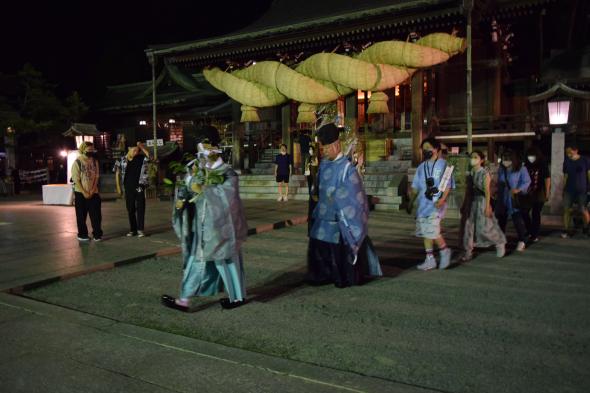 宮地嶽神社　大夏越祭（茅輪くぐり神事）-1