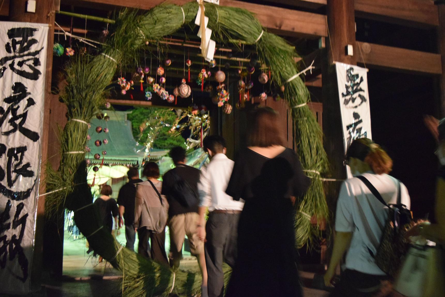 宮地嶽神社　大夏越祭（茅輪くぐり神事）-2