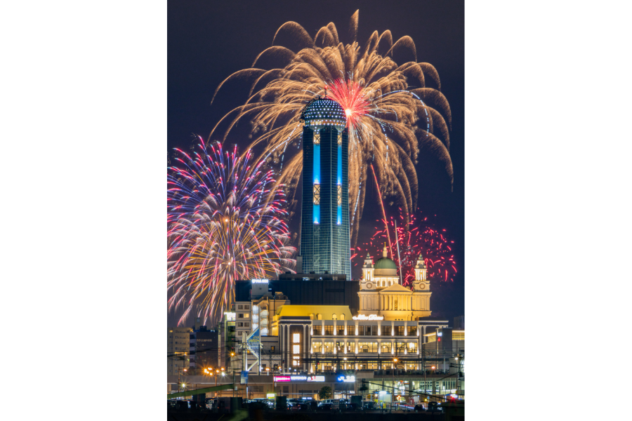 Fireworks Display at Kanmon Strait-1