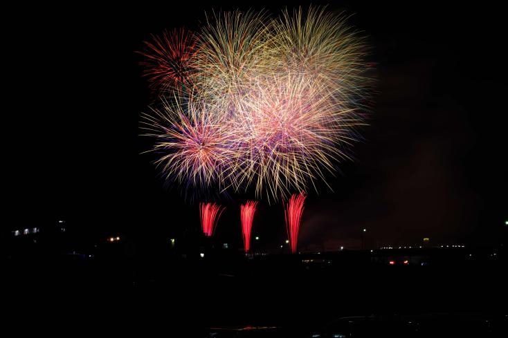 Onga River Iizuka Fireworks Display-2