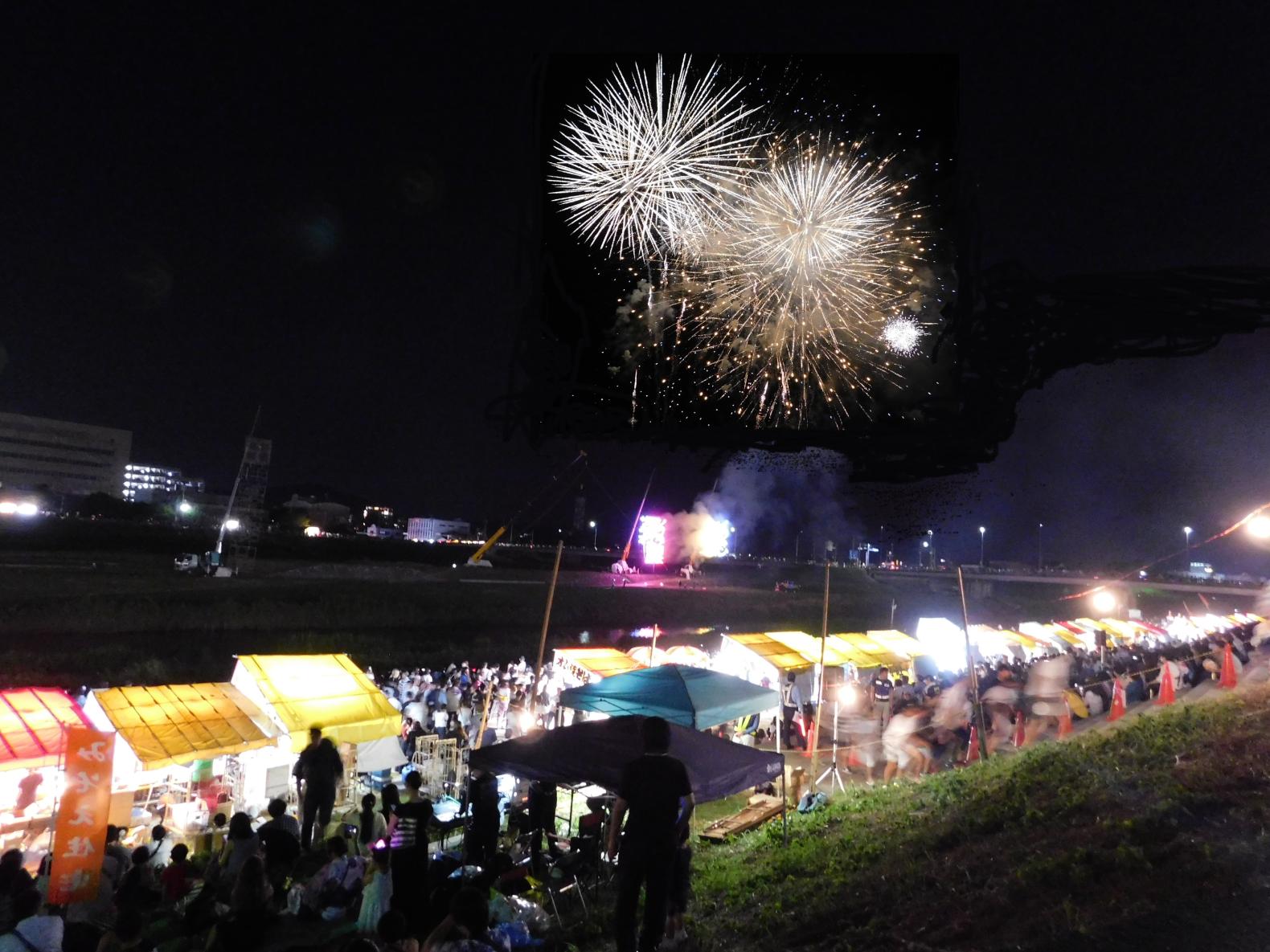 Onga River Iizuka Fireworks Display-1