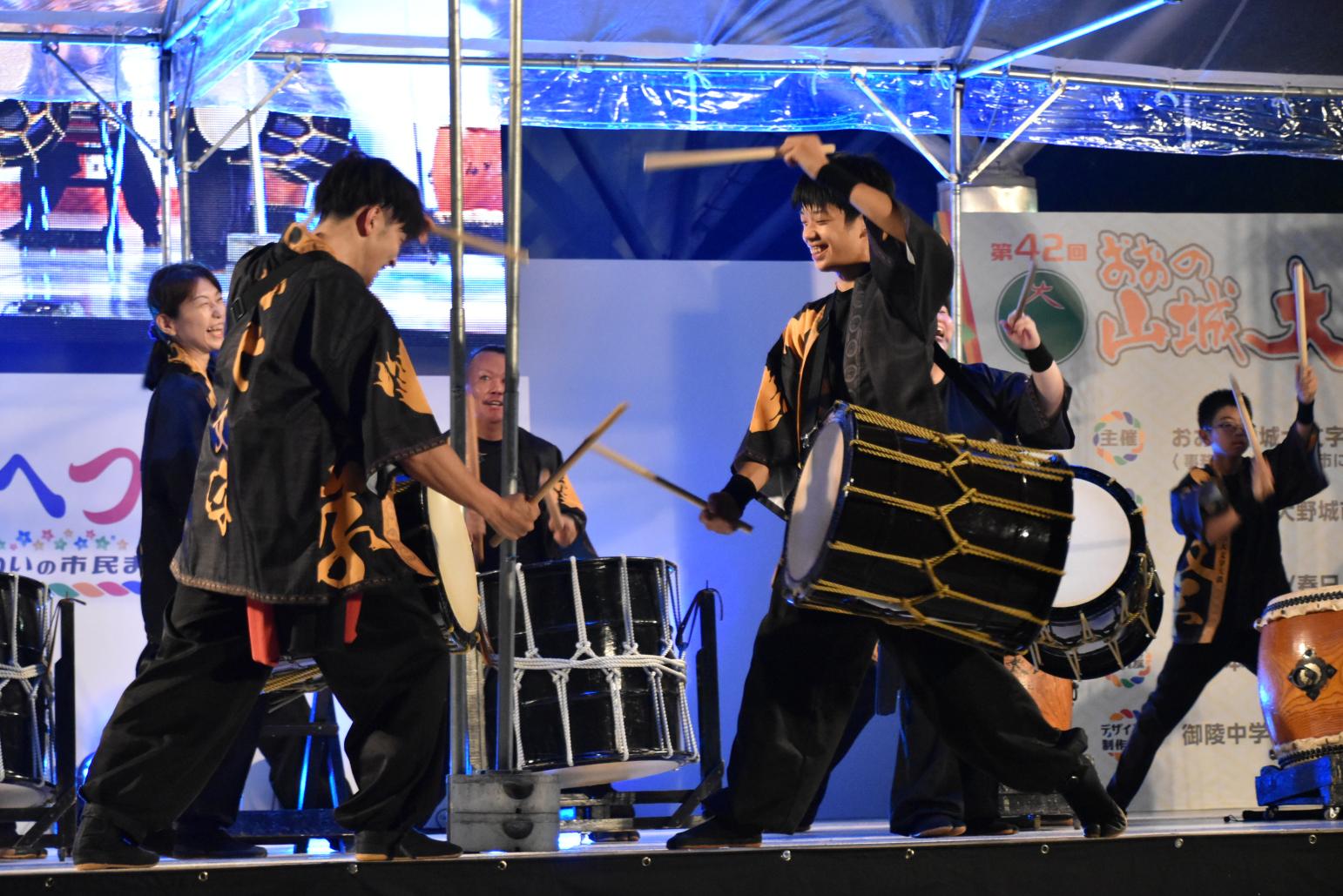 おおの山城大文字まつり-6