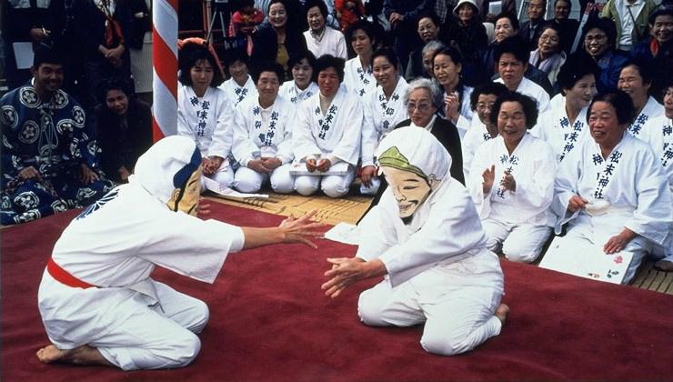 Blindfolded Female Sumo Wrestling (Masue Goro Inari Shrine)-1