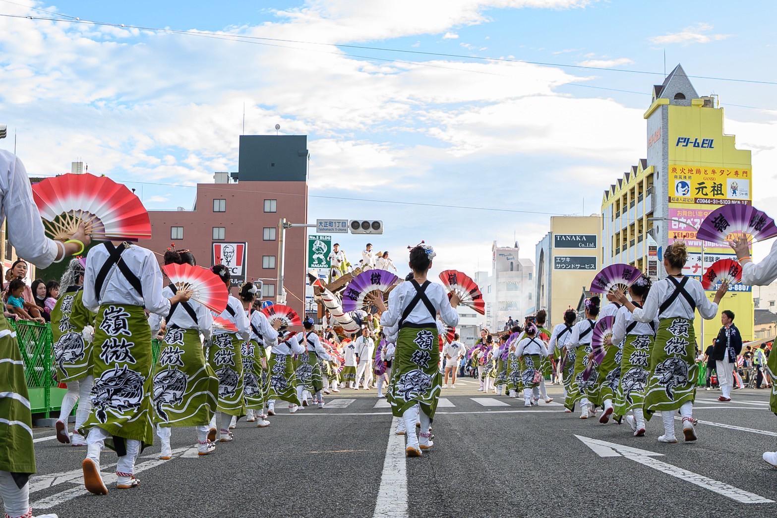Omuta Daijyayama (Large Snake Float) Festival-5