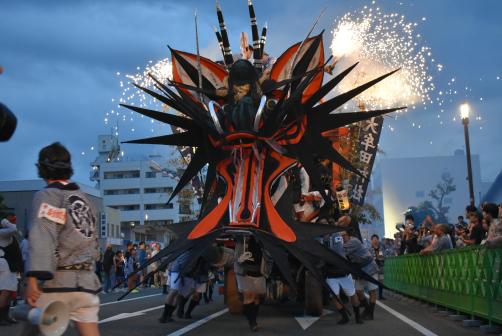 Omuta Daijyayama (Large Snake Float) Festival-1