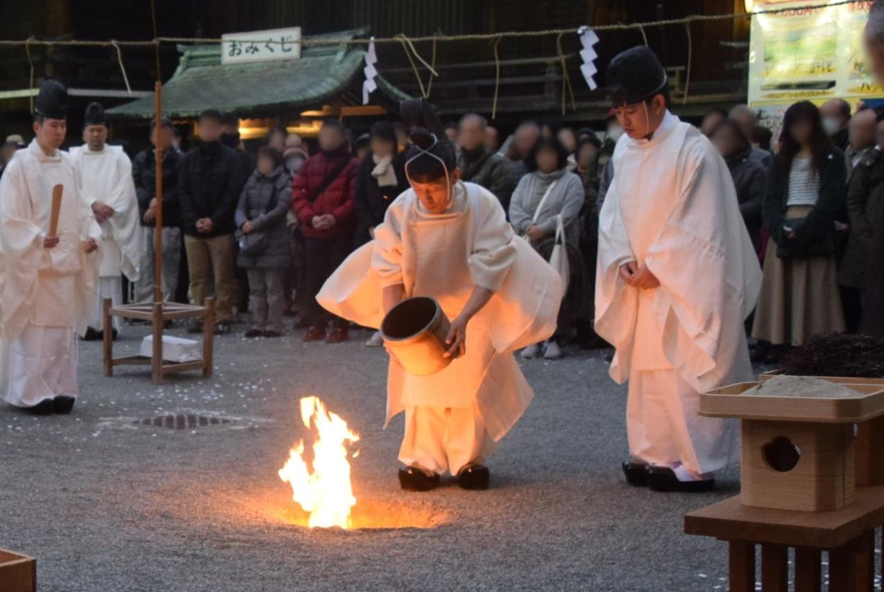 宮地嶽神社　師走大祓式・ 鎮火祭・除夜祭-1