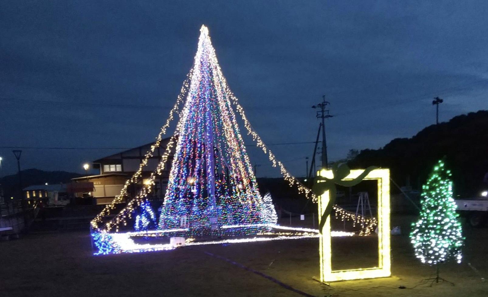 道の駅むなかたクリスマスイルミネーション-1